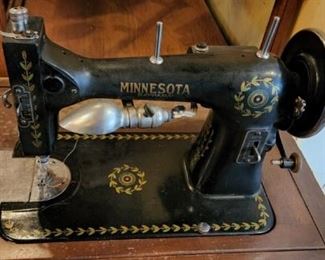 Antique Minnesota Sewing Machine 
