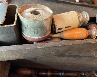 Antique cobbler tool box 