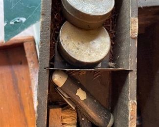 Antique cobbler tool box 