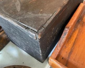 Antique cobbler tool box 