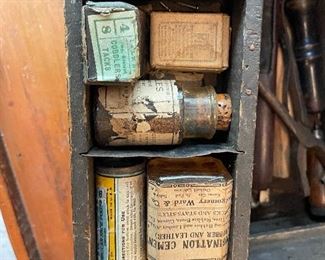 Antique cobbler tool box 