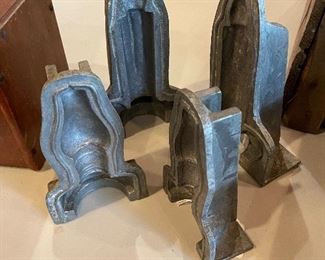 Antique candle molds 
