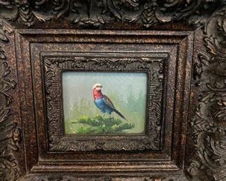 bird oil painting 