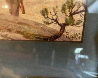 Goodwin framed print (cabin art) 