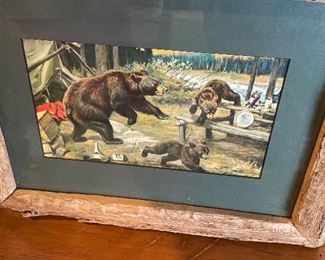 Goodwin framed print (cabin art) 