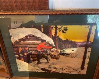 Goodwin framed print (cabin art) 
