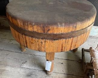 Large Butcher block table 