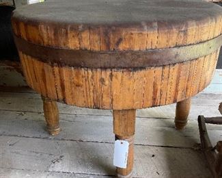 Large Butcher block table 