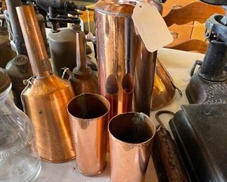 Copper serving, cooking and barware 