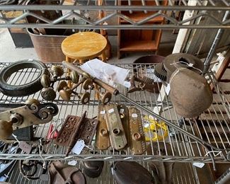 Antique hardware, door knobs, etc 