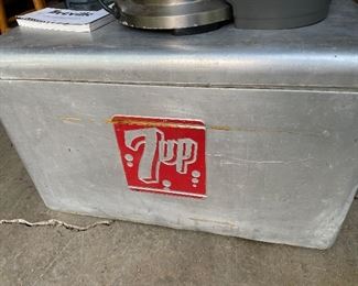 Vintage 7UP cooler