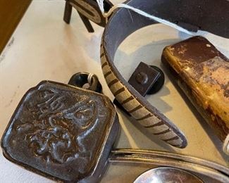 Antique Chinese brass bell