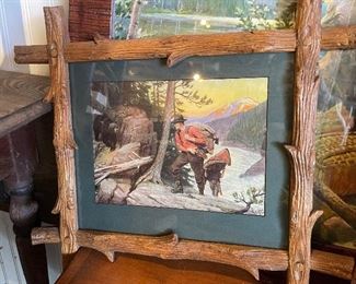 Goodwin framed prints (perfect cabin decor)