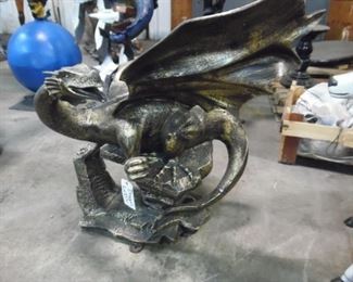 Beautiful unpainted dragon