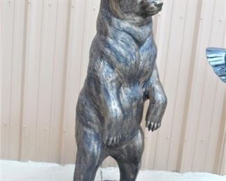 This pose is actually a welcoming pose, don't be afraid of the bears. Welcome home and welcome to the garden