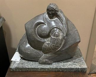 Marble Sculpture by Ed Jaffe