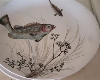 2 Johnson bros fish plates