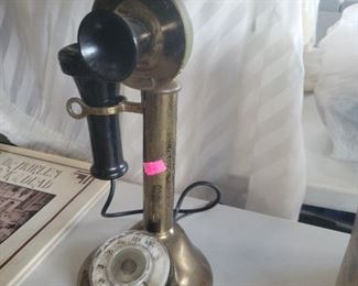 Candle stick phone lamp