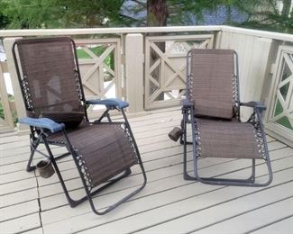 Zero gravity patio chairs
