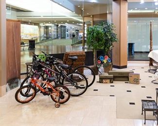 26" Schwinn Sidewinder, Trek 8.3 Dual Sport, and child's bike!