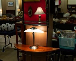 This wrought iron table and mirror is sold as a set.  Great value!