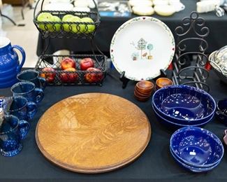 An AMAZING oak Lazy Susan