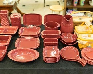 More Longaberger!  These are HIGH QUALITY dishes that will last forever.