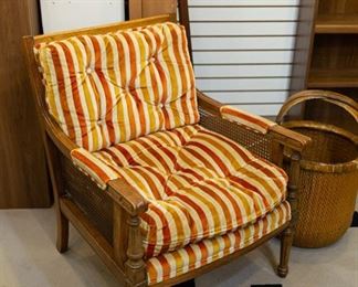 Vintage Stripped Chair - comfy!
