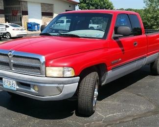 2001 Dodge Ram Pickup Pickup Truck, VIN # 1B7KC23WX1J286964, Mileage Showing On Odometer 97998