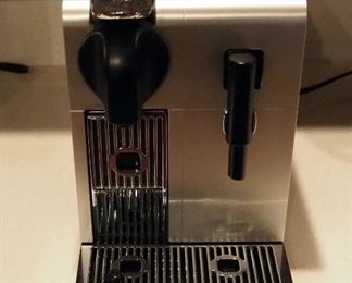 De Longhi Nespresso Machine, Including Nespresso Coffee Cups And Saucers, Set Of 4, Iced Coffee Glasses, Set Of 4, Descale Cleaner And More
