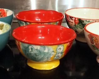 Pioneer Woman Footed Bowls, Qty 6, Including Turquoise Floral, Country Garden And Blossom Jubilee