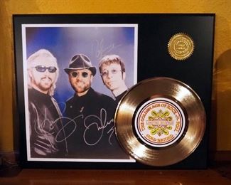 The Beegee's Golden Age Of Rock N Rock Limited Edition Gold Record Plaque, 12" x 15", #241 Of 500