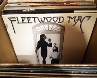 Vintage LP Records Including The Bee Gees, Manhattan Transfer, John Mayall, Linda Ronstadt, Journey, British Rock, Dr. Hook And More, Approx Qty 65