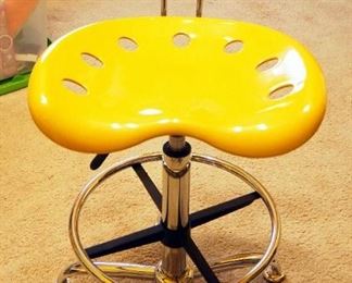 Adjustable Metal Drafting Swivel Stool
