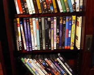 DVD Collection Including Comedies, Action, Drama And Romance, Contents Of 4 Shelves, Approx Qty 75, Titles Range "Sixteen Candles - We Were Soldiers"