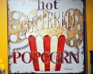 Printed Canvas Hot Butter Wall Art, 30" x 30"