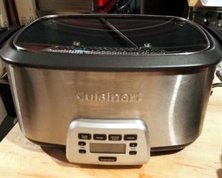 Cuisinart 7qt 4-In-1 Multi Cooker, Model# MSC-800 (EP), Griddler Deluxe, Breville Electric Wok, And Gotham Electric Griddle
