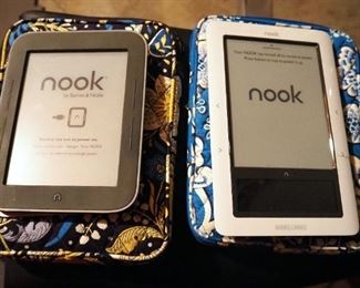 Nook Simple Touch Electronic Readers, Qty 2, With Vera Bradley Cases