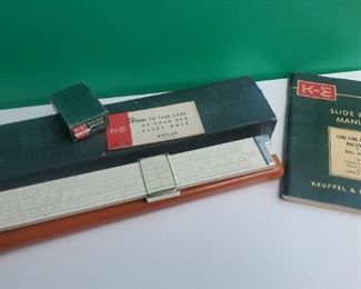 Vintage K E Slide Rule