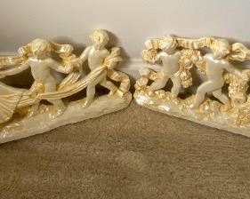 1957 Universal Statuary Goddess and Cherubs