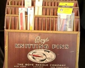 Vintage sewing store display