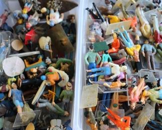 Lots of little people, bagged for quick sale