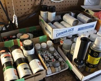 Craft painting and other supplies