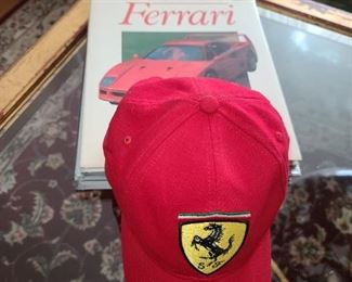 Ferrari Coffee Table Book & Hat