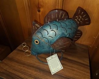 Sculpted Metal Fish