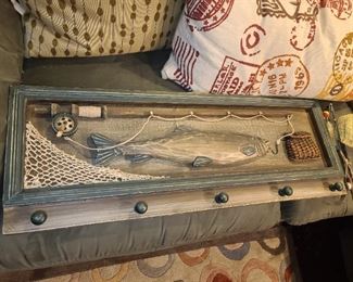 Fishing Themed Coatrack