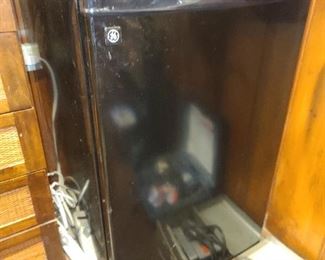 Mini GE Black Fridge