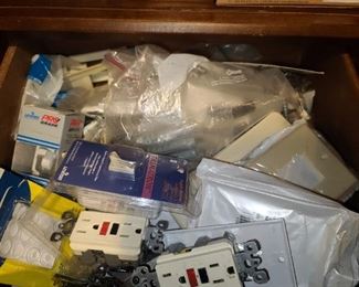 Assorted Nuts, Screws, Bolts, Electrical Components, & More!