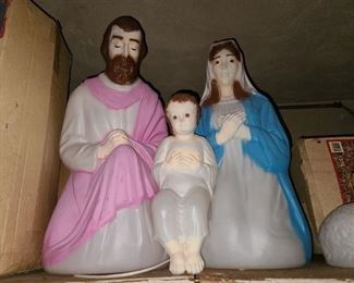 Nativity Blow Mold Set In Box