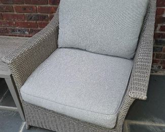 3 Piece Patio Set (2 Chairs, Table, & Seat Cushions)